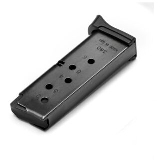 Ruger LCP Magazine, .380 ACP, with Finger Rest, 6 Rounds