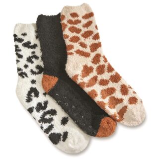 Guide Gear Women's Cozy Gripper Socks, 3 Pairs