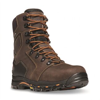 Danner Men's Vicious Waterproof 8" Safety Toe Work Boots, GORE-TEX