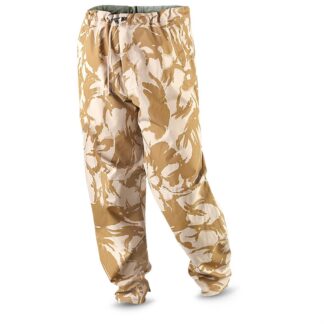British Military Surplus Desert DPM Rain Pants, New