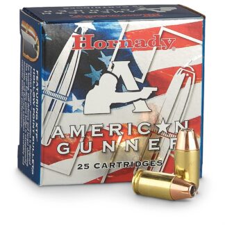 Hornady American Gunner, 9mm, XTP-JHP, 115 Grain, 25 Rounds