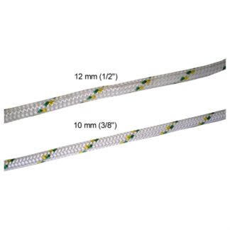 Portable Winch Co. PCA-1213M Double-braided Polyester Rope, 1/2"x328'
