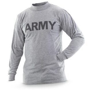 U.S. Military Surplus Army Long Sleeve T-Shirt, New
