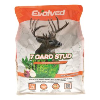 Evolved 7 Card Stud Food Plot Blend, 1/4 Acre