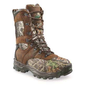 Rocky Sport Utility Max Insulated Waterproof Hunting Boots, 1,000 Gram, Mossy Oak Camo