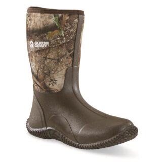 Guide Gear Men's Mid Camo Bogger Rubber Boots