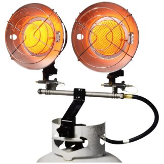 SunRite by Mr. Heater Double Tank Top Propane Heater, 30,000 BTU
