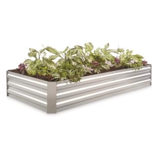CASTLECREEK Large Galvanized Steel Planter Box