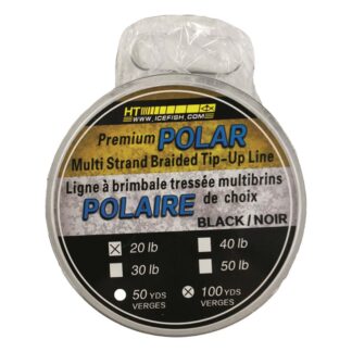 HT Polar Braided Ice Line, 20 lb. Test, 100 Yards