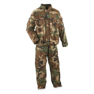 U.S. Military Surplus Chemical Suit, Woodland Camo, New