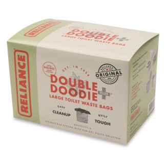Reliance Double Doodie Plus Camping Toilet Bags, 6 Pack