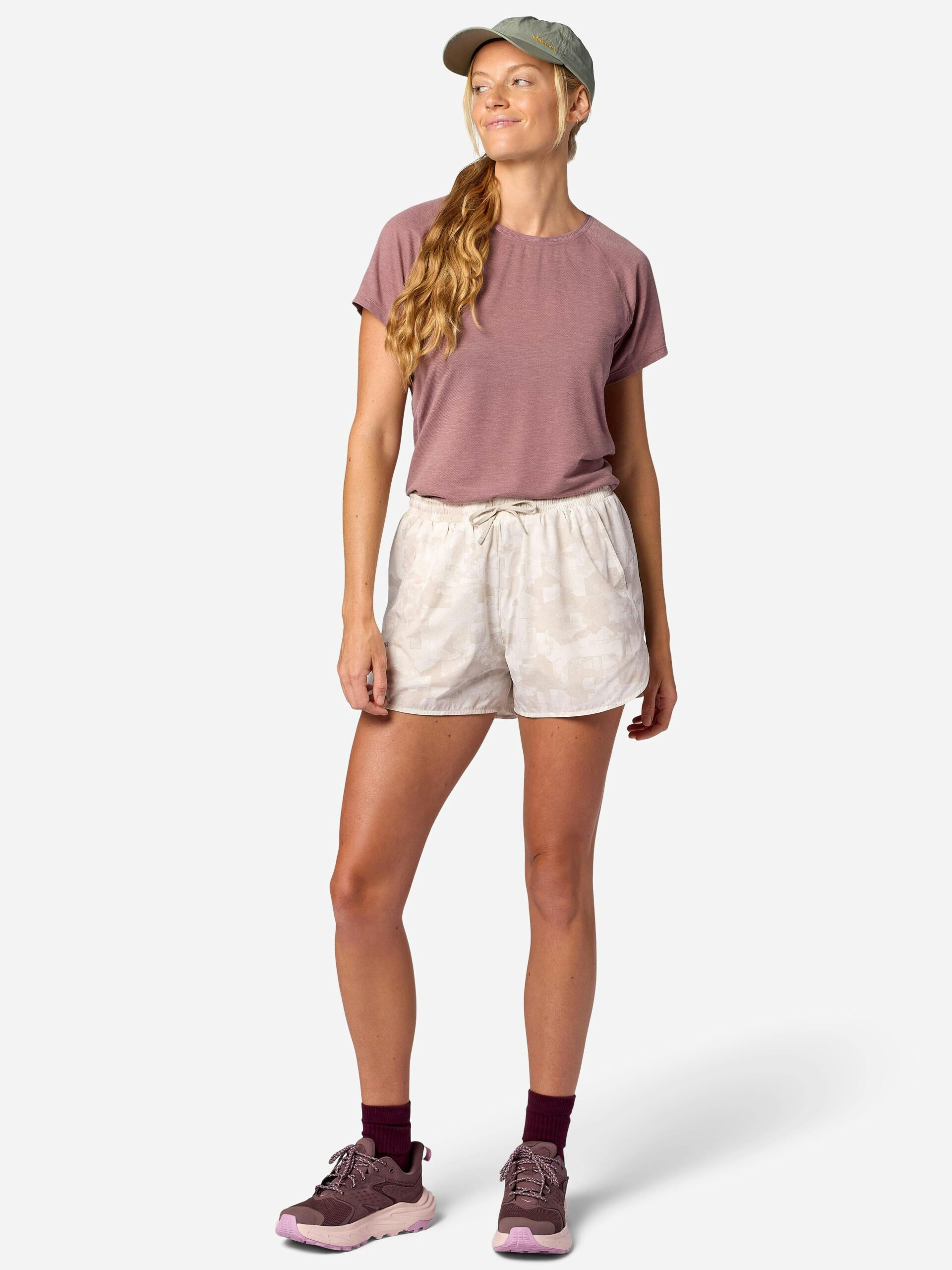 Marmot Women's Uptrail Active Short-Sleeve Shirt (Spring 2026) in Light Mauve - Image 5
