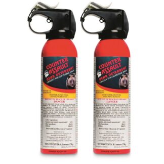Counter Assault Bear Deterrent With Belt Holster, 8.1 Ounces, 2 Pack