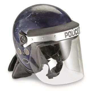 British Police Surplus Riot Helmet, Used