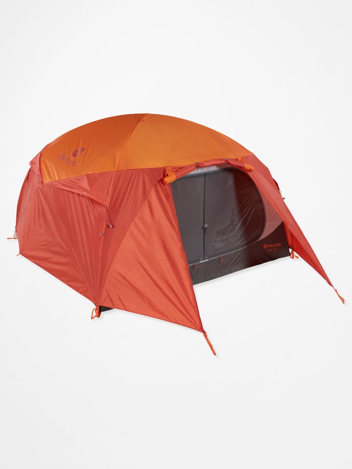 Marmot Halo 4-Person Tent in Tangelo/Rusted Orange - Image 3