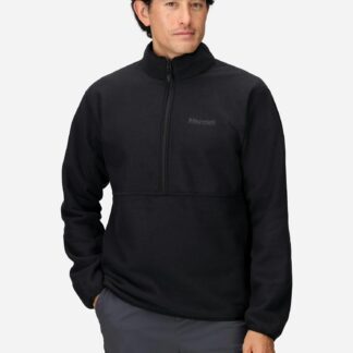 Marmot Men's Rocklin Fleece Half-Zip Pullover in Black