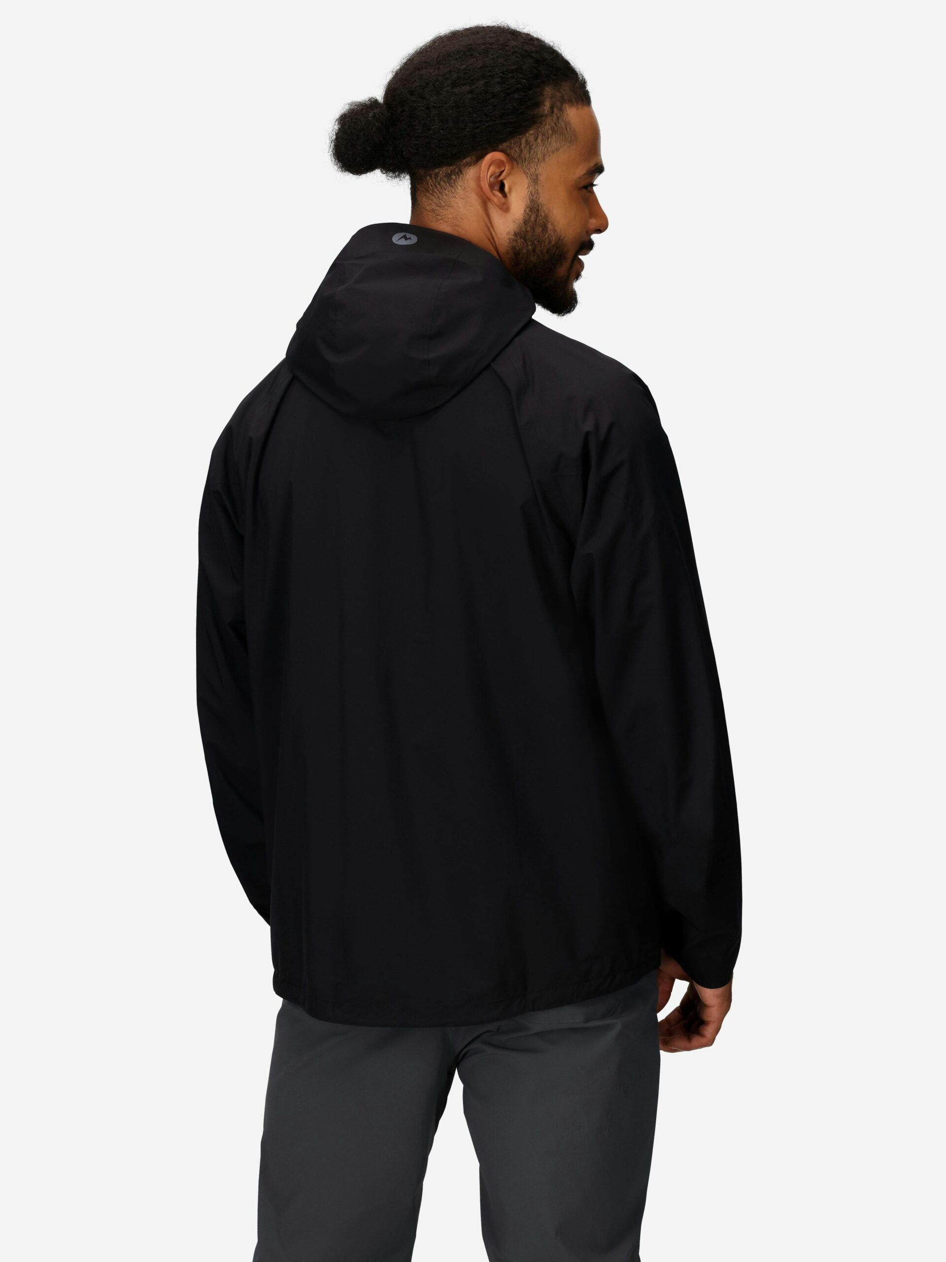 Marmot Men's Superalloy Bio Rain Jacket in Black - Image 3