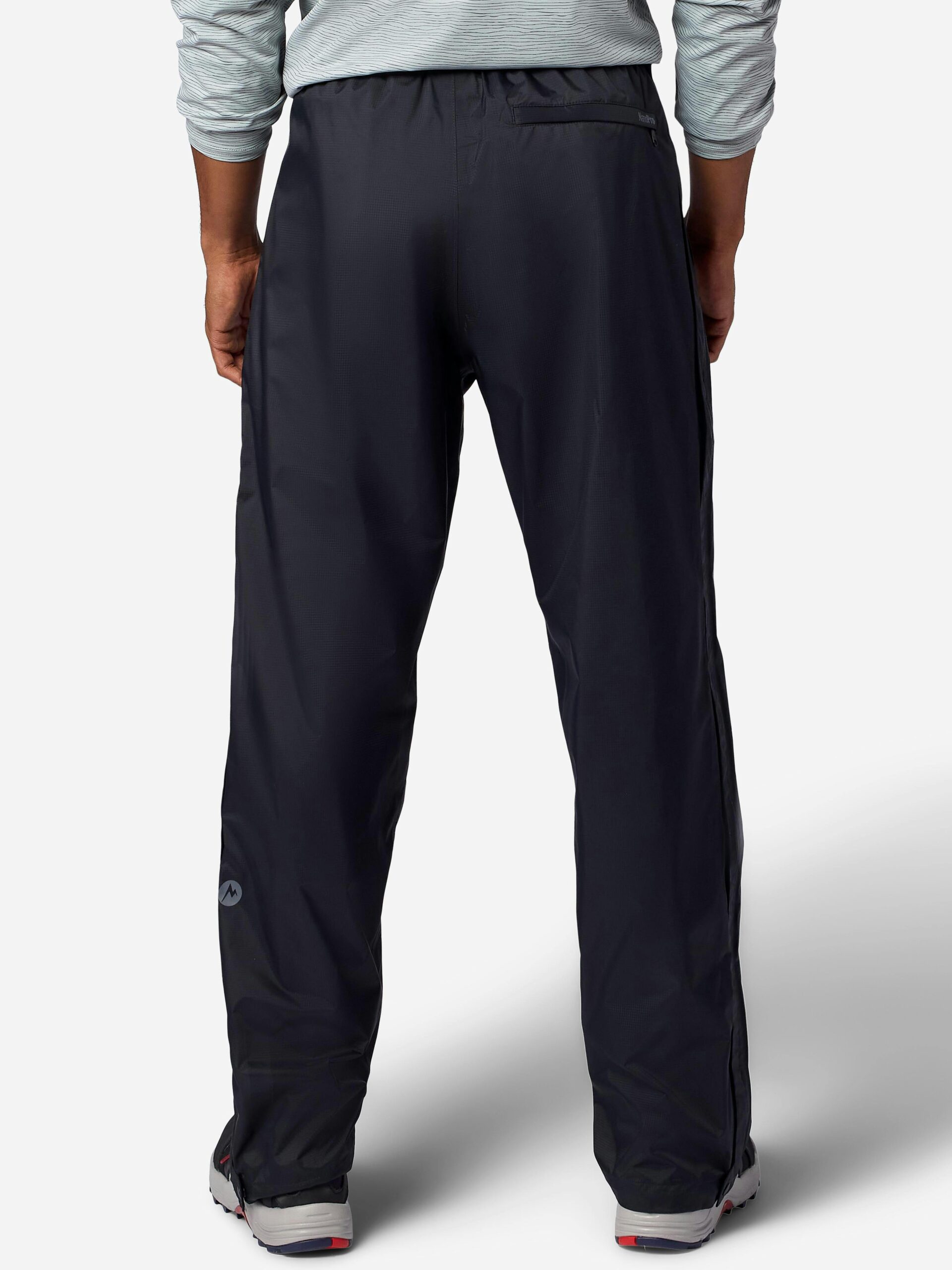 Marmot Men's PreCip® Evo Full-Zip Rain Pants in Black - Image 4