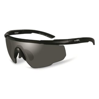 Wiley X Men's Saber Advanced 3 Lens Sunglasses, Matte Black