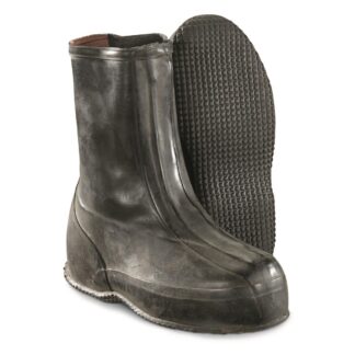 German Military Surplus Rubber Overboots, Like New