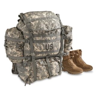 U.S. Military Surplus MOLLE Field Pack Complete with Frame, Used