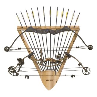 Rush Creek Creations Rustic Series 2-Compound Bow/12-Arrow Wall Rack