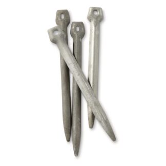 German Military Surplus WWII Aluminum Tent Stakes, 4 Pack, Used