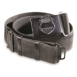 Hungarian Military Surplus Canvas Pistol Belt, Used