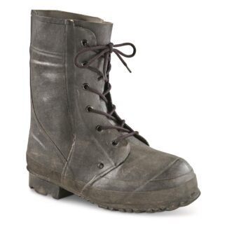 French Military Surplus Cold Weather Rubber Boots, Used