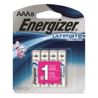 Energizer Ultimate Lithium AAA Batteries, 8 Pack