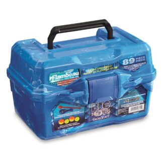 Flambeau Big Mouth Tackle Box Kit, Pearl Blue Swirl