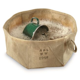 Belgian Military Surplus Canvas Water Bowl, New