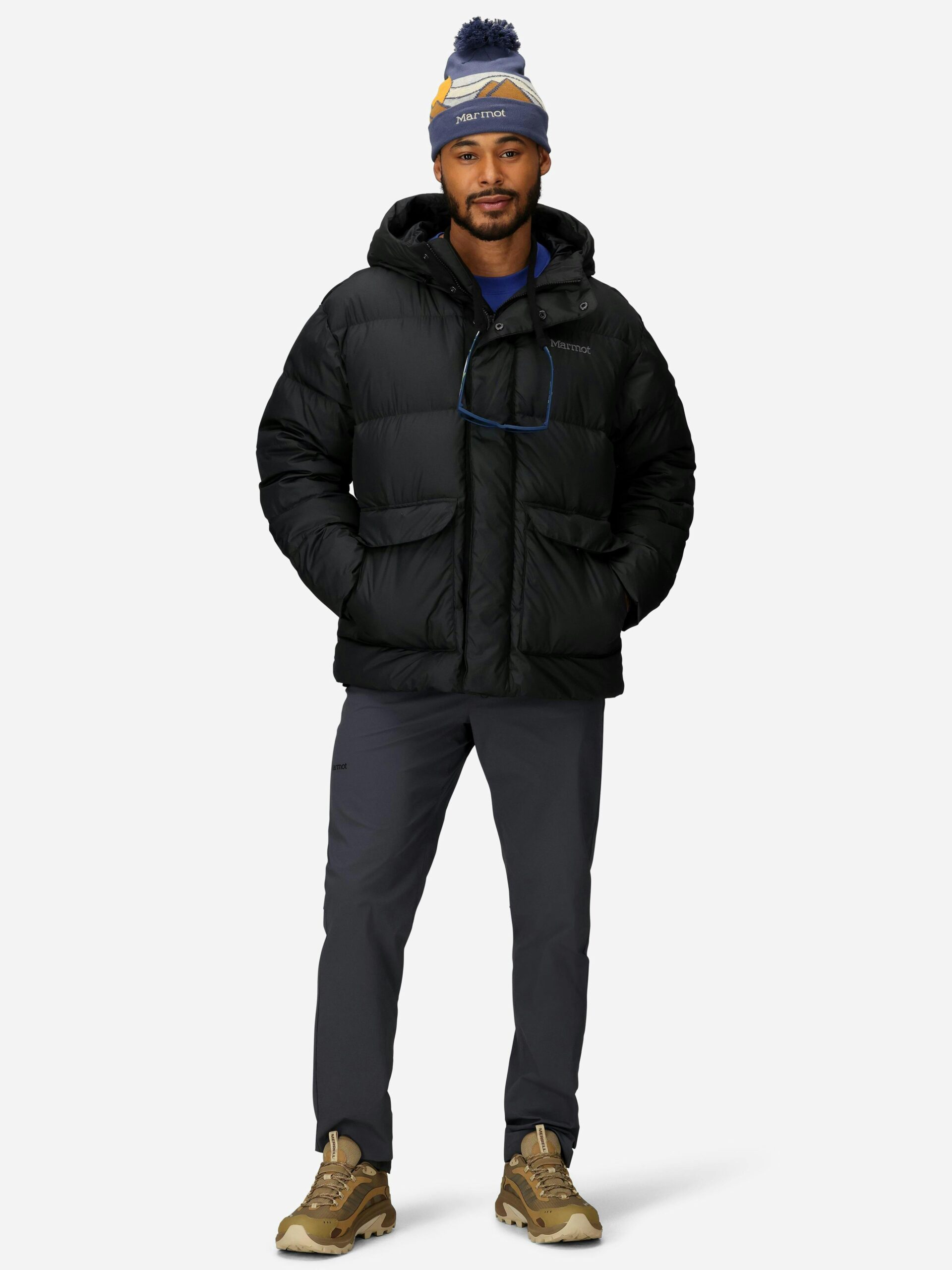Marmot Men's Stockholm Down Jacket in Black - Image 2
