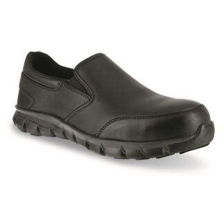 Reebok Men's Sublite Cushion Work Composite Toe Slip-on Shoes