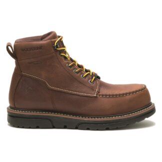 Wolverine Men's I-90 DuraShocks Moc Toe Waterproof 6" Work Boots