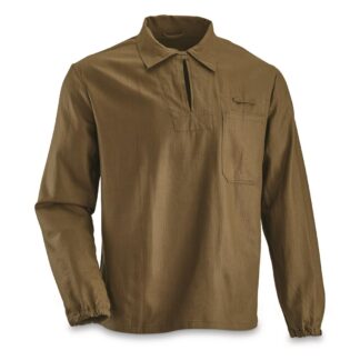 Czech Military Surplus Long Sleeve Sleep Shirt, Like New