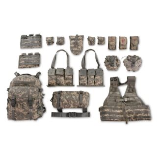 U.S. Military Surplus ACU MOLLE Rifleman's Set, 17 Pieces, Used