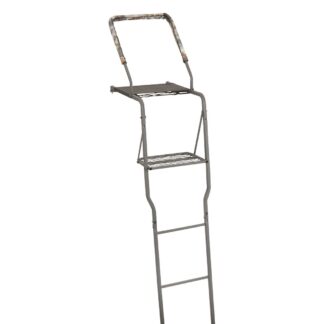 Guide Gear 15' Mesh Seat Ladder Tree Stand with Shooting Rail
