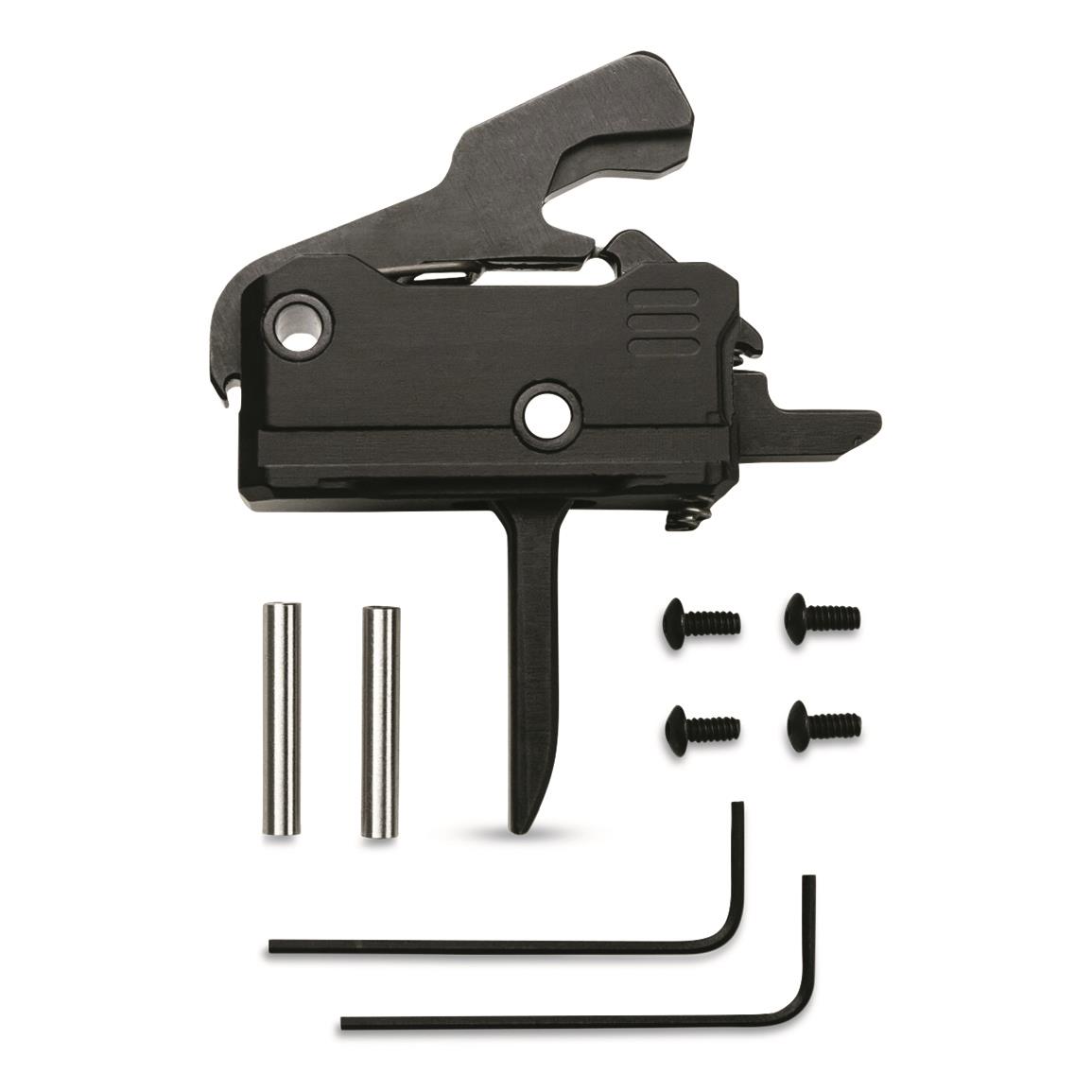 RISE Armament RA-140 AR-15/AR-10 Flat Super Sport Drop-in Trigger, Single Stage