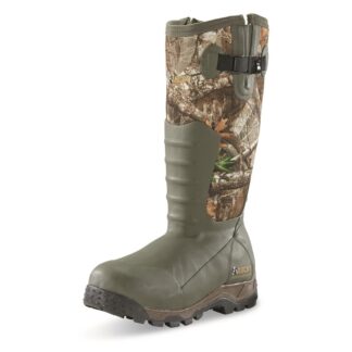 Rocky Women's Sport Pro 16" Waterproof Insulated Side Zip Rubber Hunting Boots, 1,200 Gram