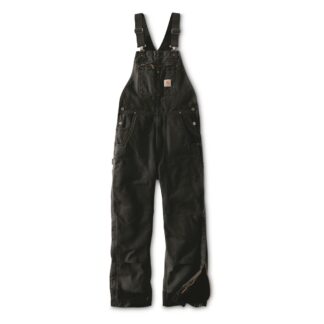 Carhartt Men's Insulated Quilt-lined Washed Duck Bib Overalls