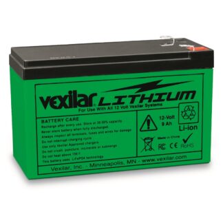 Vexilar 12 Volt, 9 Amp Lithium Battery