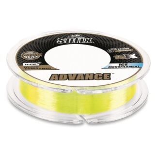 Sufix Advance Ice Monofilament Ice Fishing Line, 100 Yards