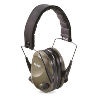 Mil-Tec Electronic Ear Muffs, Black
