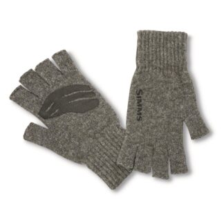 Simms Wool Blend Half Finger Mitt Gloves