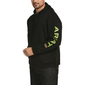 Ariat Men's Rebar Logo Graphic Hoodie