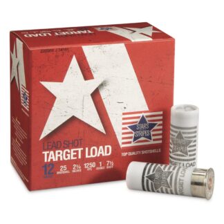 Stars and Stripes Target Loads, 12 Gauge, 2 3/4", 1 oz., 25 Rounds