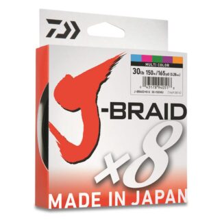 Daiwa J-Braid X8 Braided Fishing Line, 150 Yards