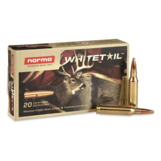 Norma Whitetail, 7mm-08 Remington, JSP, 150 Grain, 20 Rounds