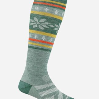 Marmot Darn Tough Women's Alpine Over-the-Calf Lightweight Ski & Snowboard Socks in Darn Tough Seafoam | Merino Wool